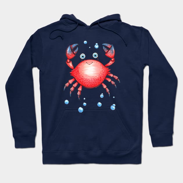 Adorable Crab Hoodie by obillwon